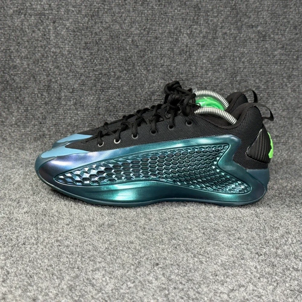 Adidas Anthony Edwards 1 Low Basketball Shoes Men's 9 Turquoise Black Athletic